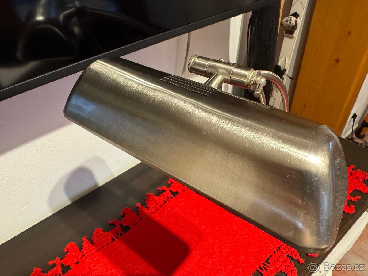 Stolní lampa celonerezová - TOP stav - 4