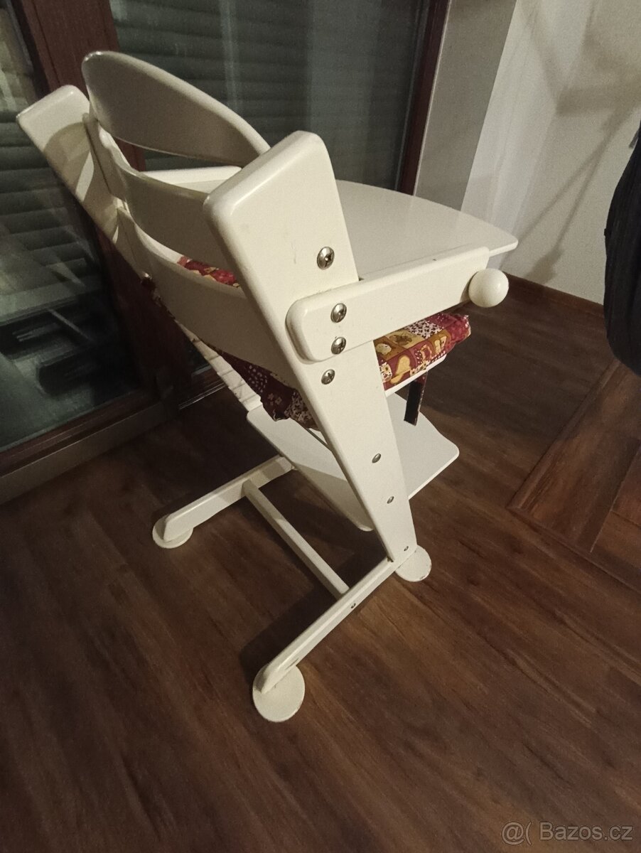 Dětská rostoucí židle Jitro - bílá - 4