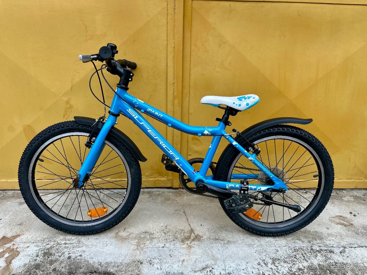 Superior Paint 20 dětské kolo po servisu s páčkovým řazením - 4