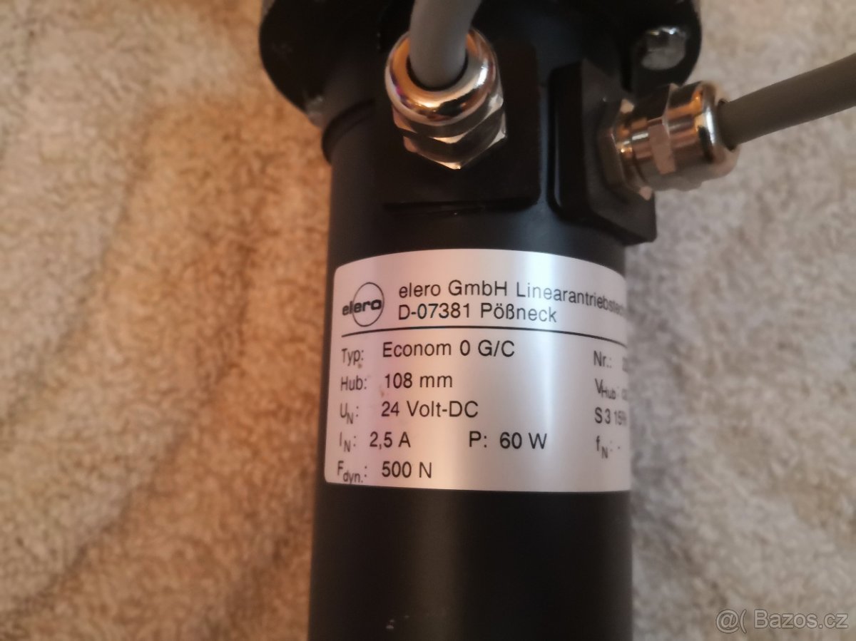 Dálkové ovládání klapek Belimo,elektrický lineární píst - 4