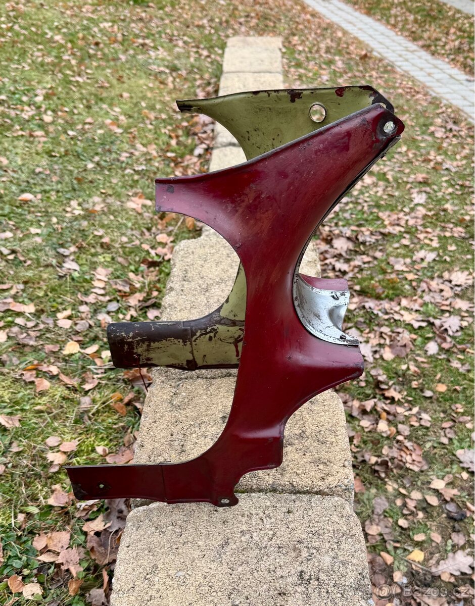 Jawa ČZ 250 353 kývačka - podsedlové plechy - 4