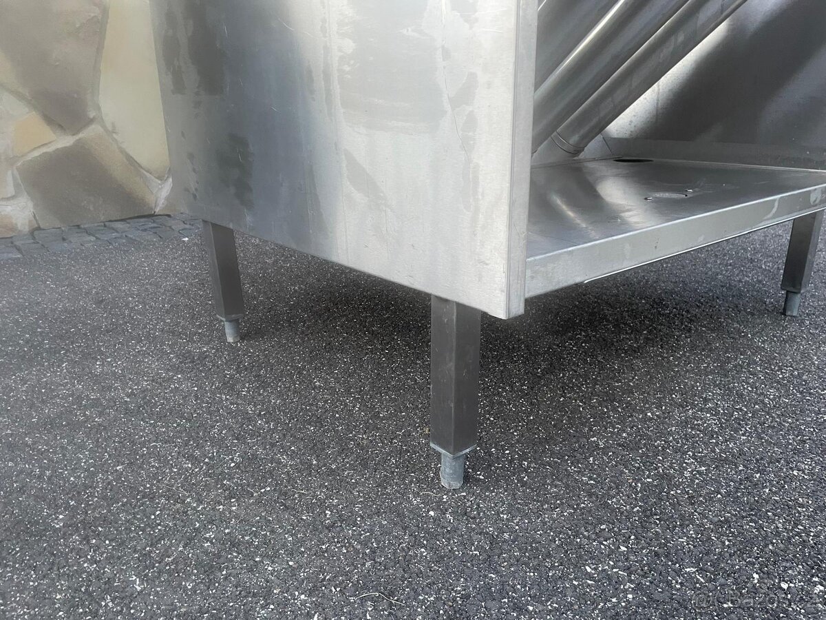 Nerezový stul s podavačem kelímků - 4