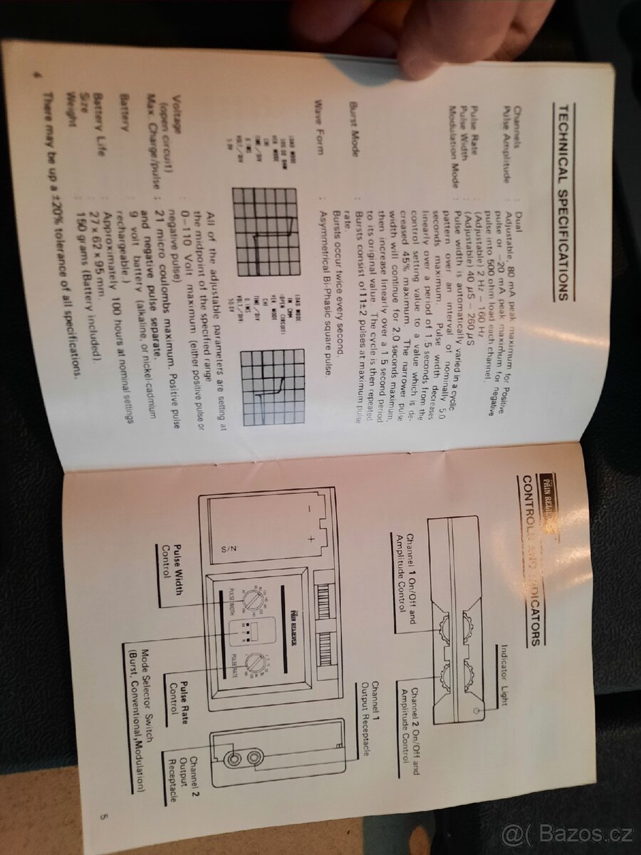 Kapesní elektrostimulatory TENS 3000 k tišení bolesti - 4