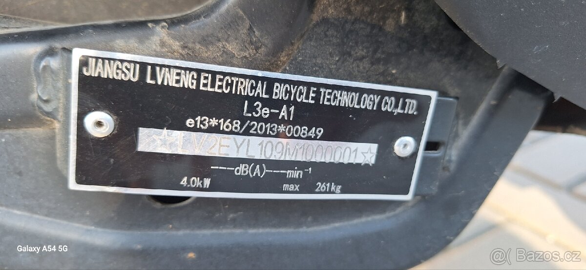 Skútr LVNENG LX06 Max E5 elektrický - 4