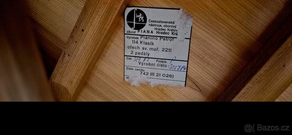 PIANINO PETROF 114 KLASIK - 4