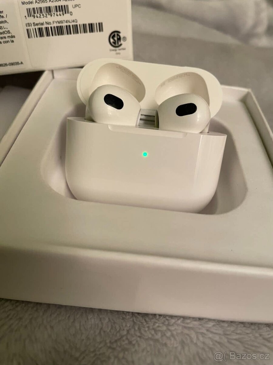  Apple AirPods 3, MagSafe nabíjení, jako nové - 4