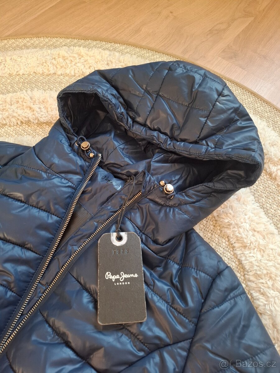 Modrá bunda Pepe Jeans - 4