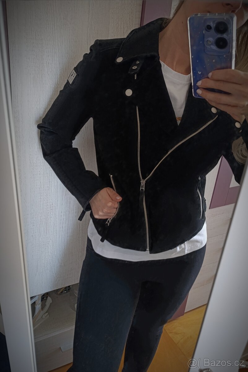 Kožená bunda křivák - 4