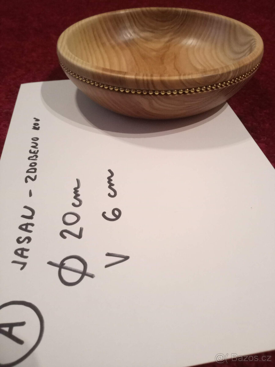 dřevěná miska - krásný a praktický dárek - 4