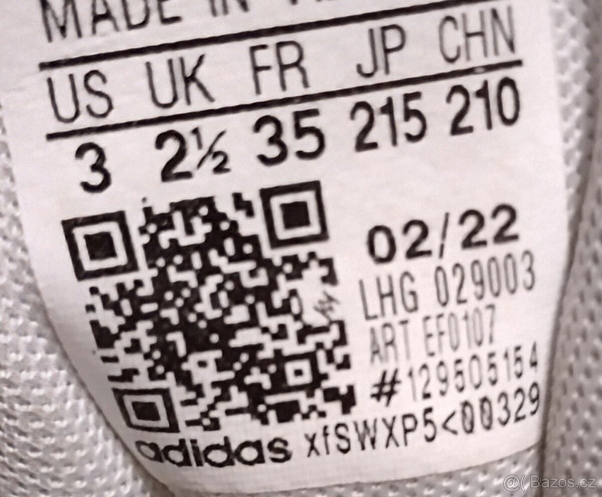 Dívčí dětské tenisky Adidas vel. 35 - 4