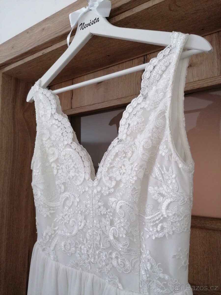 Svatební šaty vel. 38 - 4