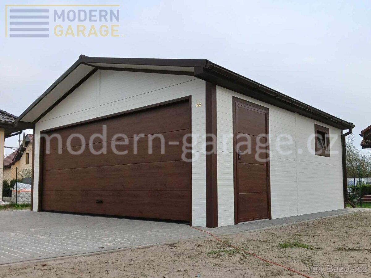 Zateplené montované garáže PIR 4x6/6x6m celá ČR - 4