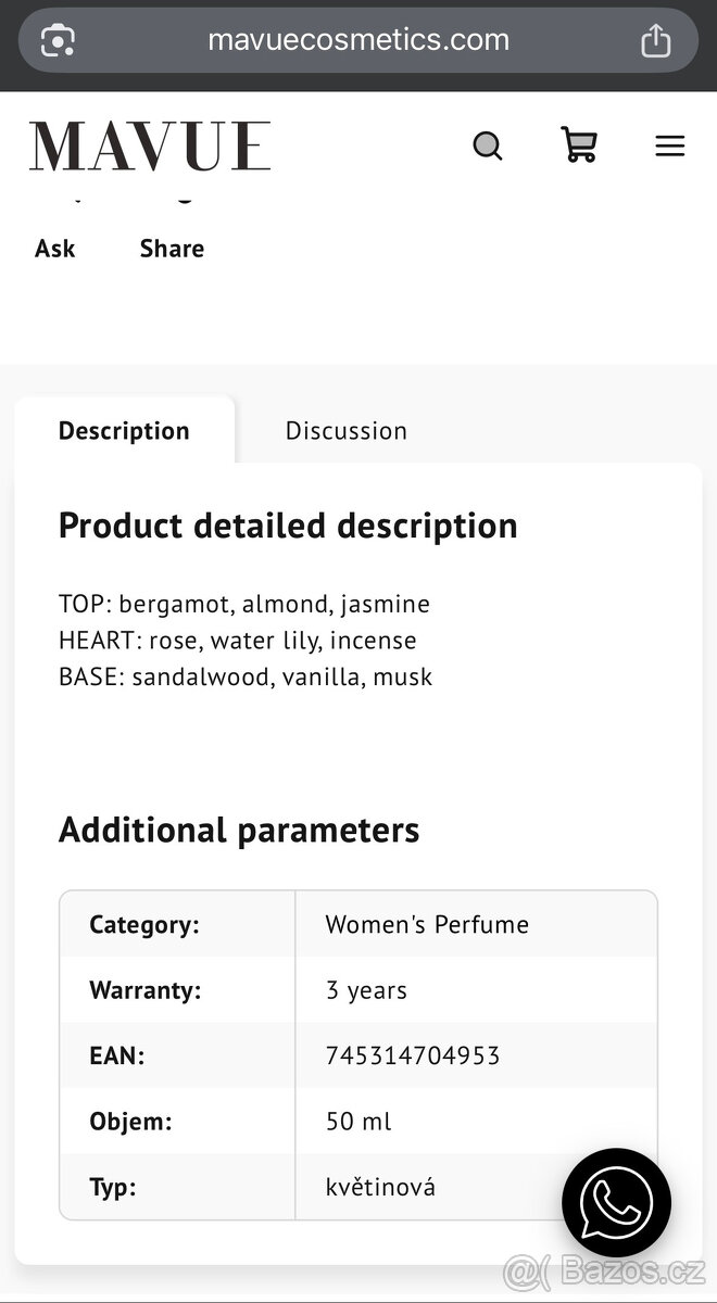 Dámský parfém mavue icone royal - 4