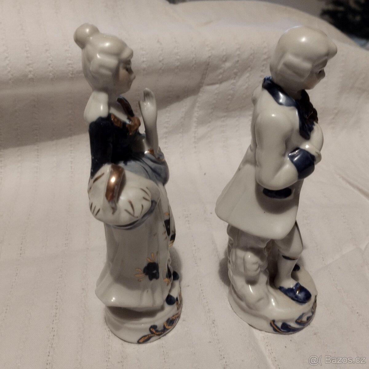 2 x porcelán soška - 4