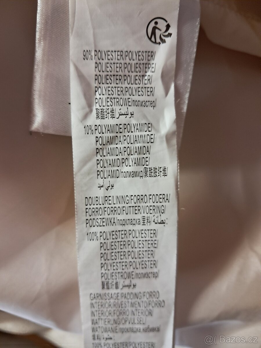 Zimní menšestrová bunda bílá (krémová) 42 - 4