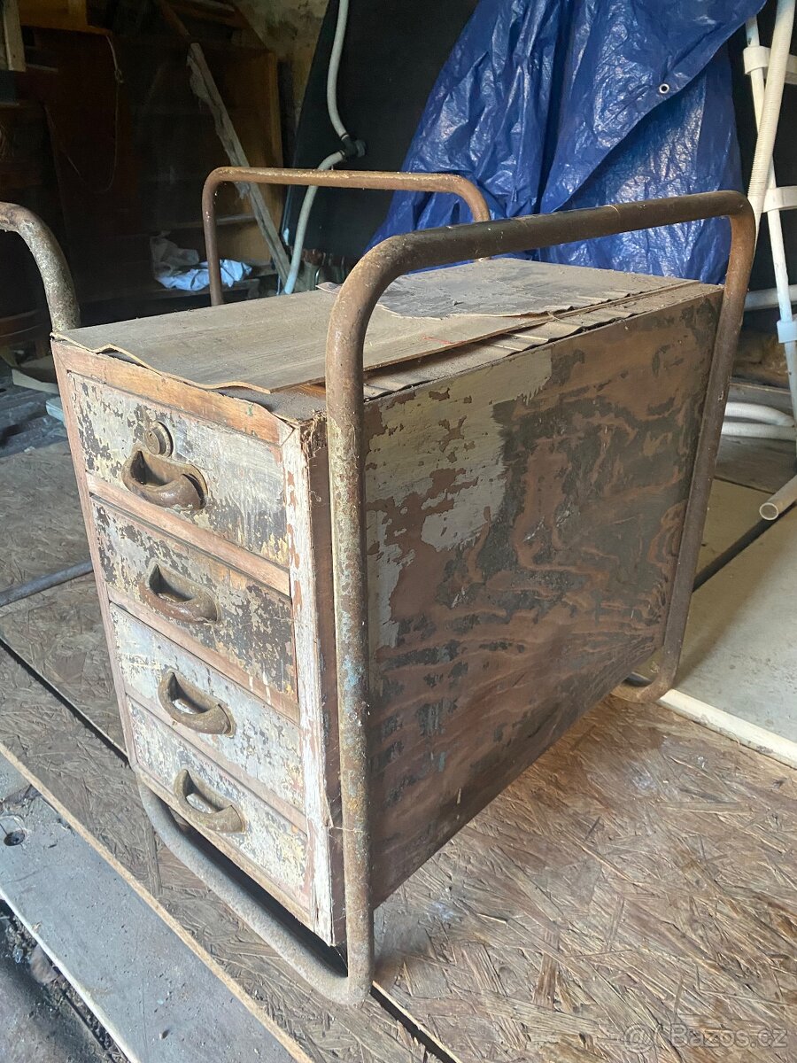 Trubkový psací stůl Funkcionalismus 30.léta - 4