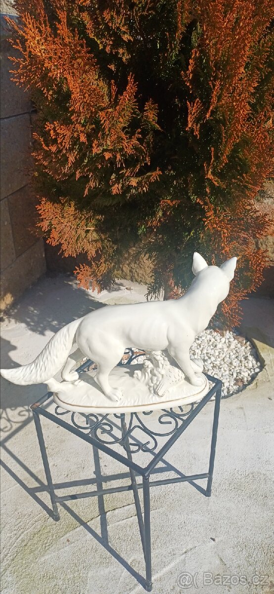 Starožitná porcelánová socha - 4