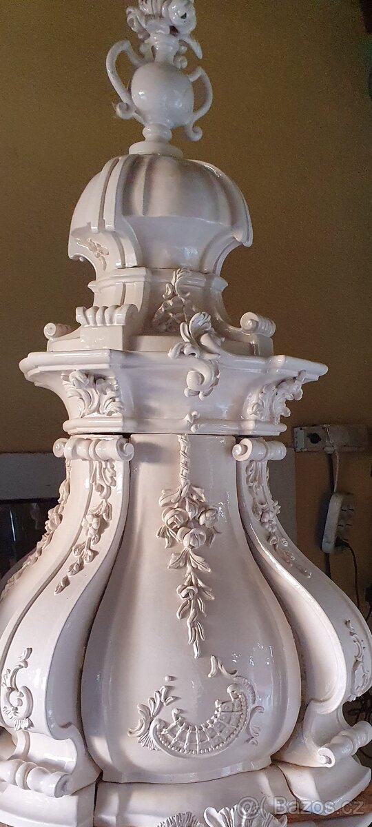 Kachlova Kamna neobarokova - 4