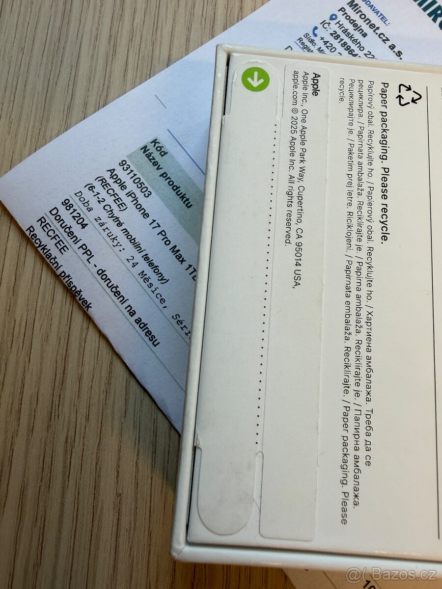 iPhone 17 Pro Max, 1TB, modrý, CZ - 4