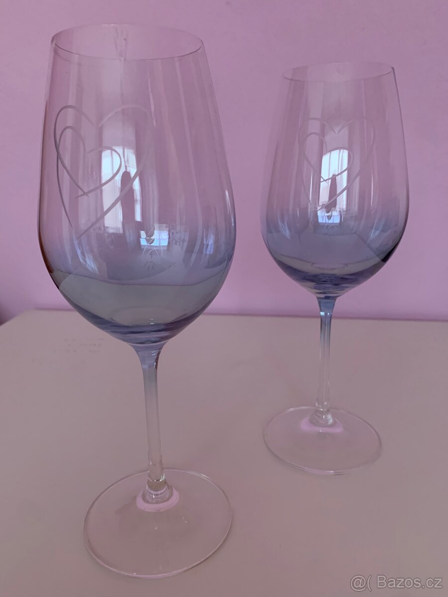 Set sklenic Srdce - 4
