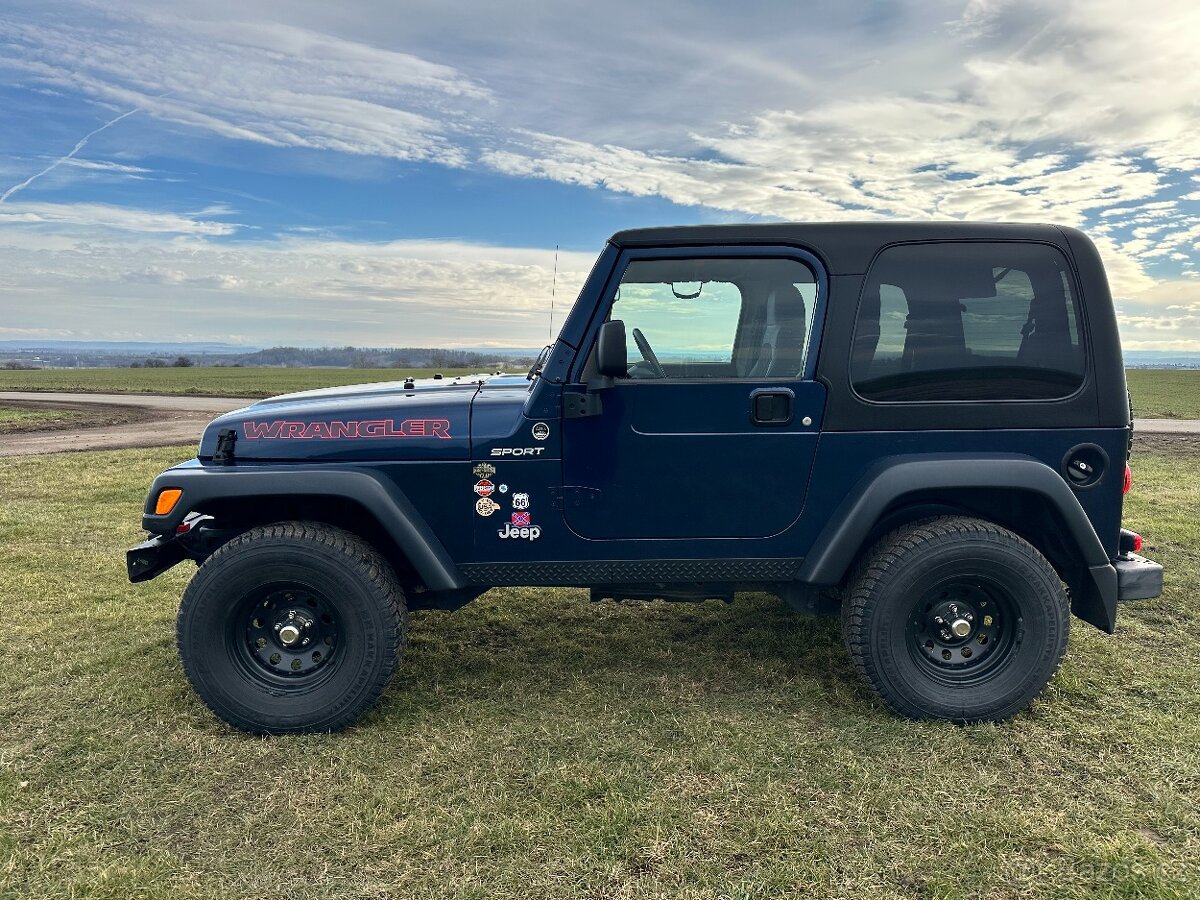 Jeep wrangler 4,0 6v 6kvl.manuál