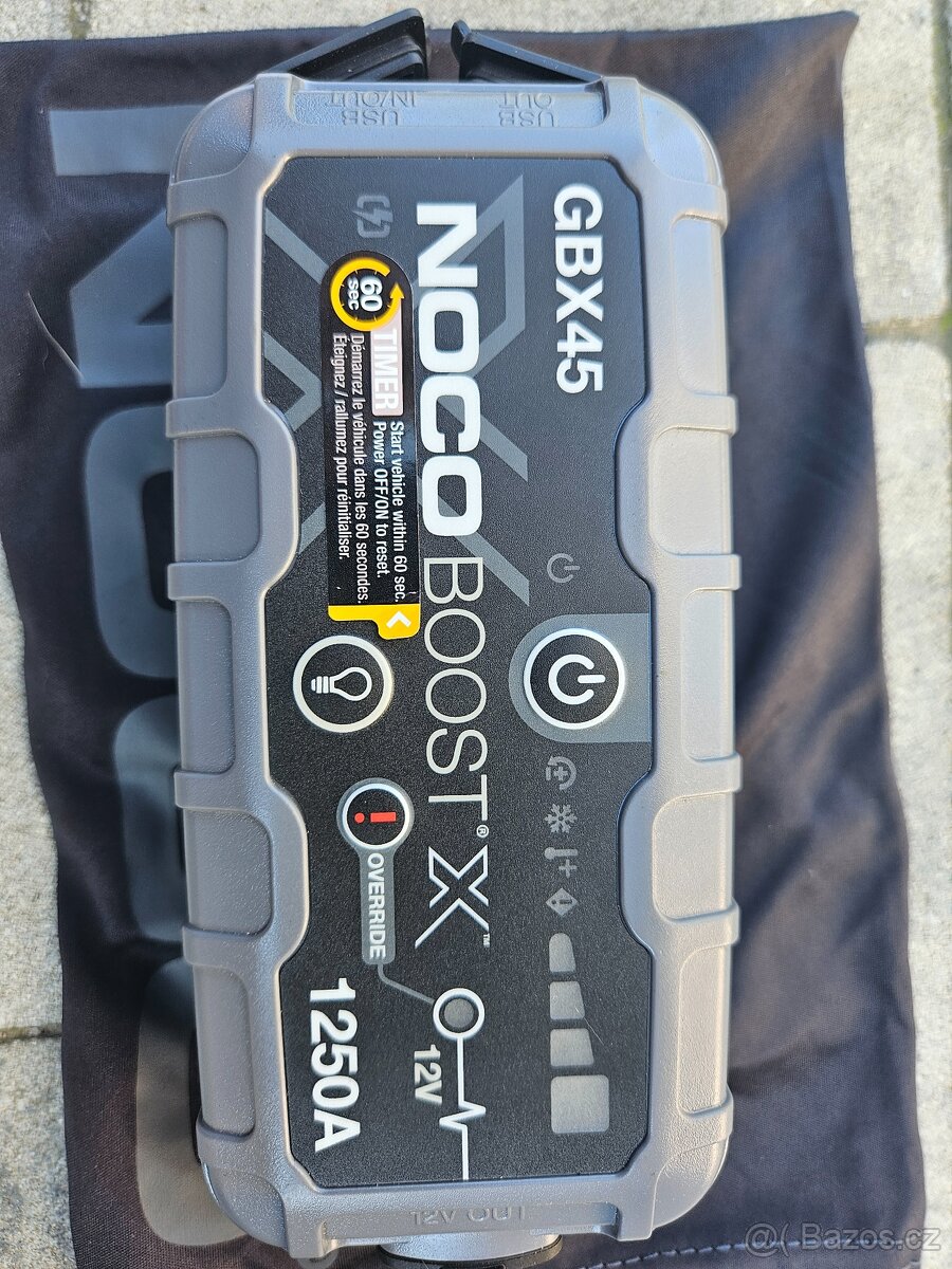 NOCO Boost X GBX45, výkonný 12V lithium jump starter / power - 4