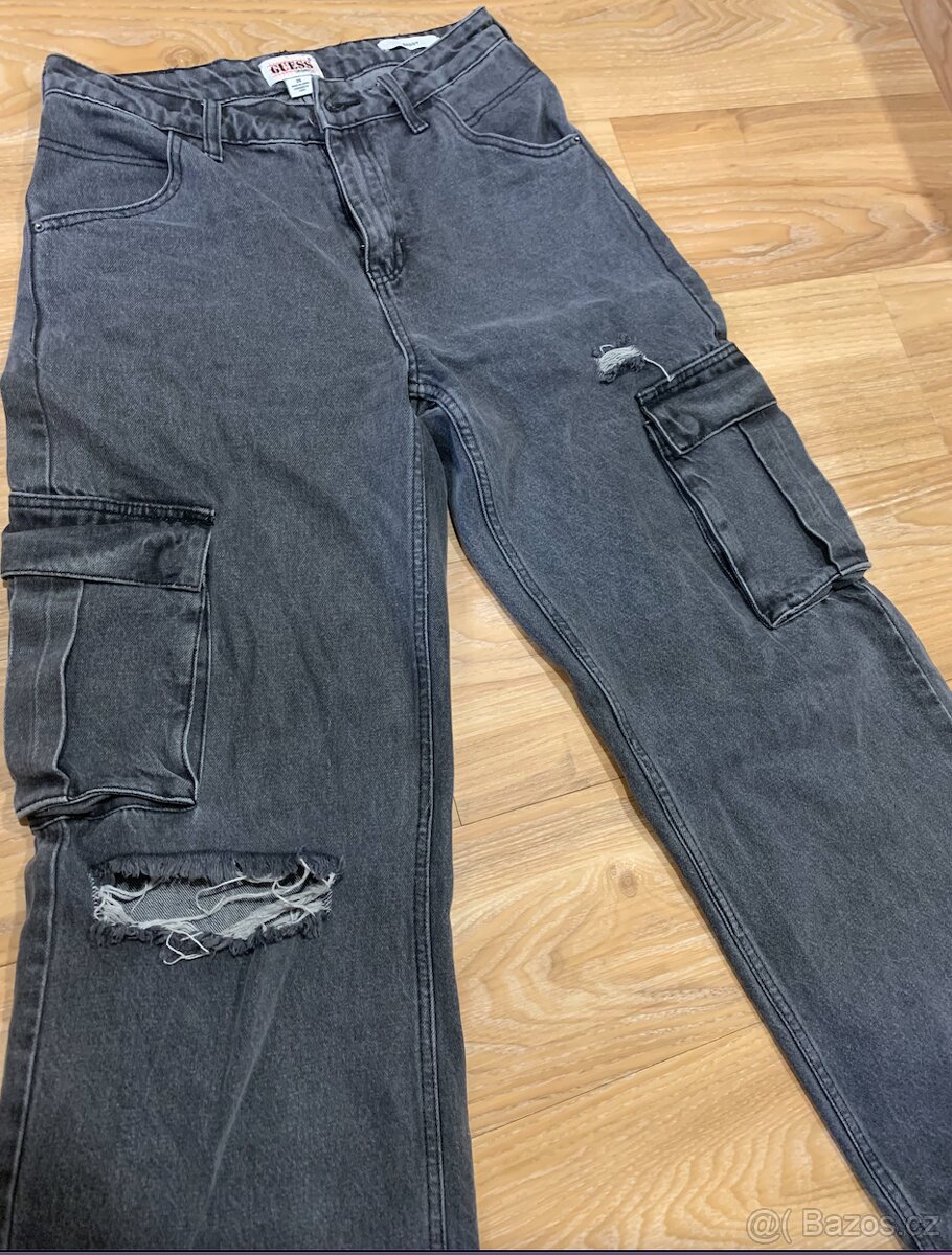 GUESS - dámské džíny -BAGGY - KAPSÁČE - 4