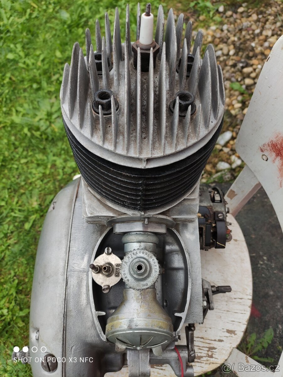 JAWA 250/353 - půlbuben - motor (bez karburátorru) - 4