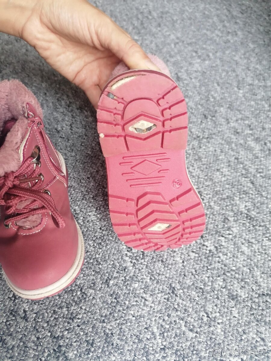 Dětské zimní boty vel. 23/24 - 4