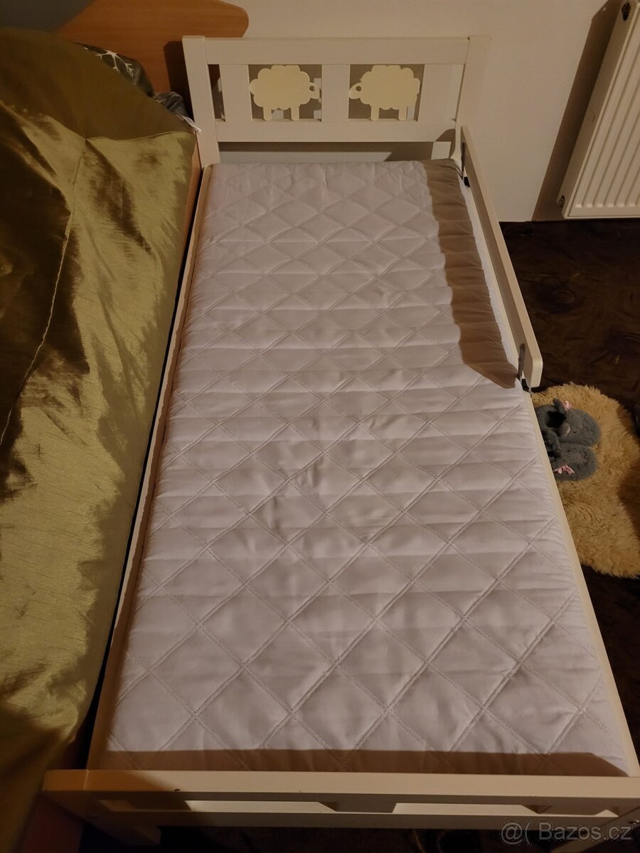 Dětská postel 170x75cm včetně matrace - 4