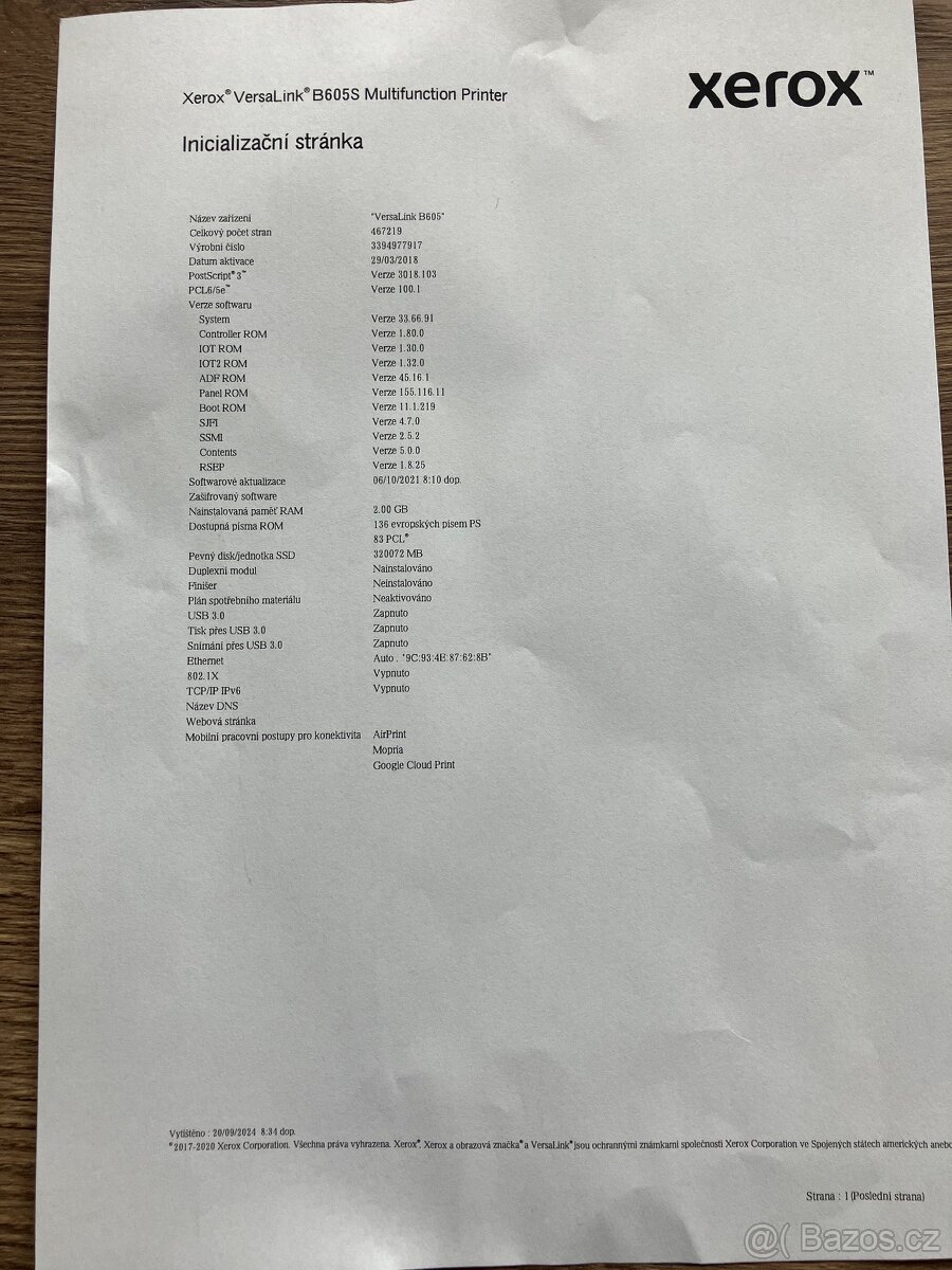 Tiskárna Xerox Versa Link B605S - 4