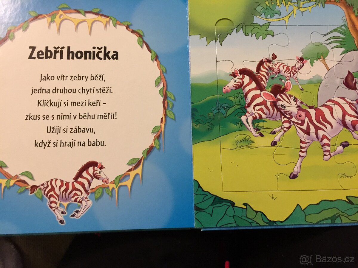 2x Knížky s puzzle pro nejmenší - 4