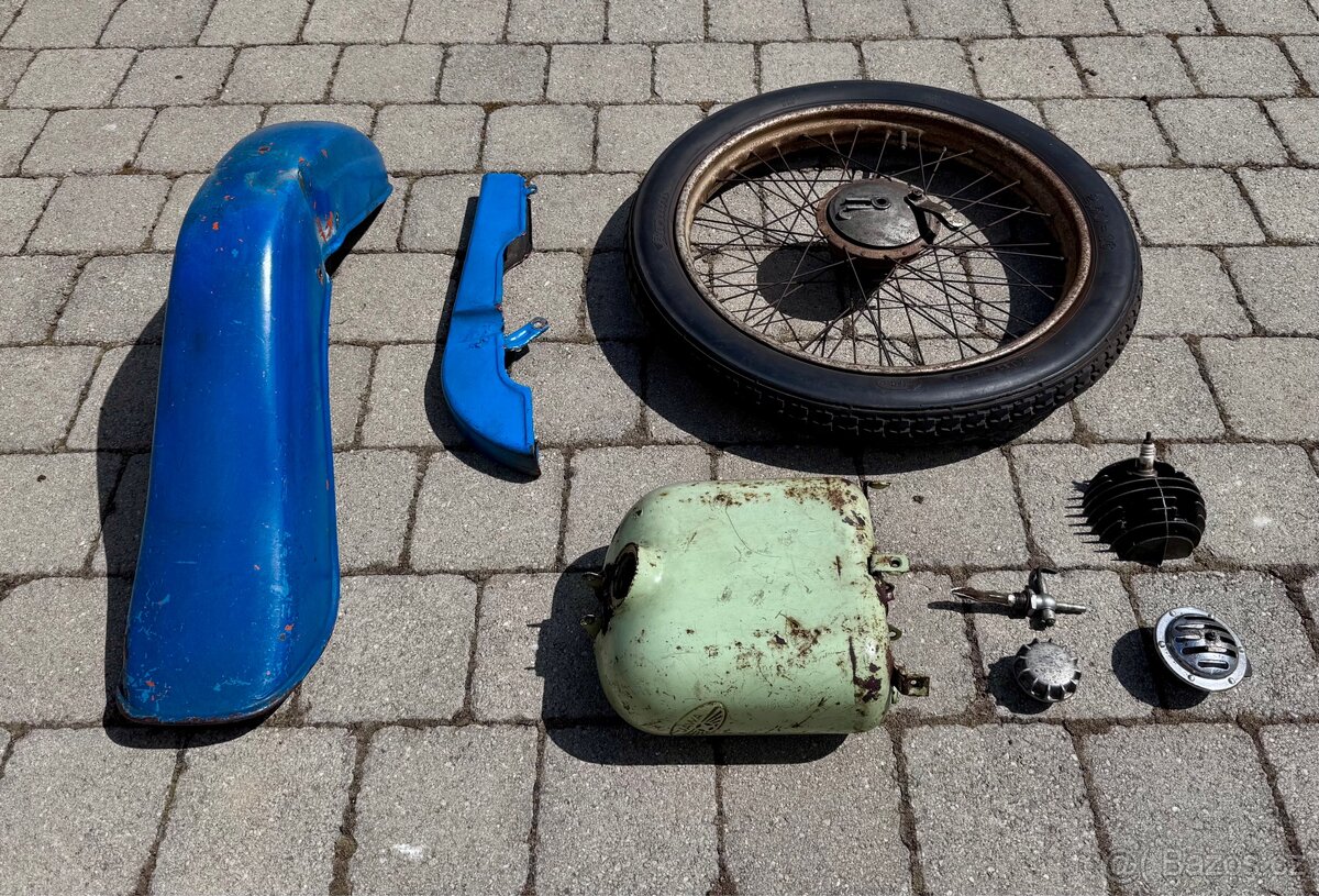 Jawa 50 parez, pionyr, fichtl - díly - 4