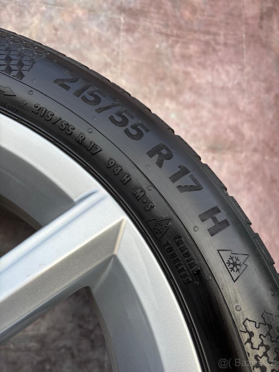Zimní originál sada alu Volkswagen Passat B8 215/55R17 - 4