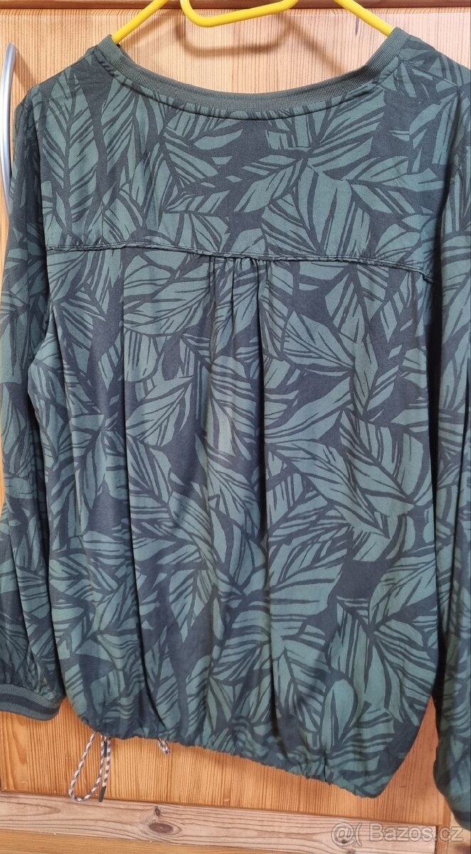 Dámská tmavě zelená halenka CECIL - 4