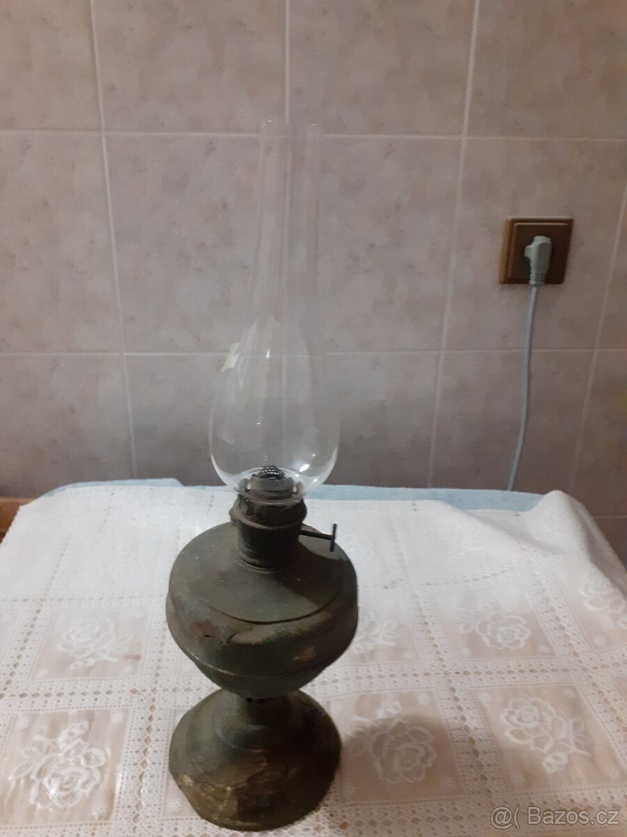 Starožitné petrolejove lampy, lampy ke kočárum - 4