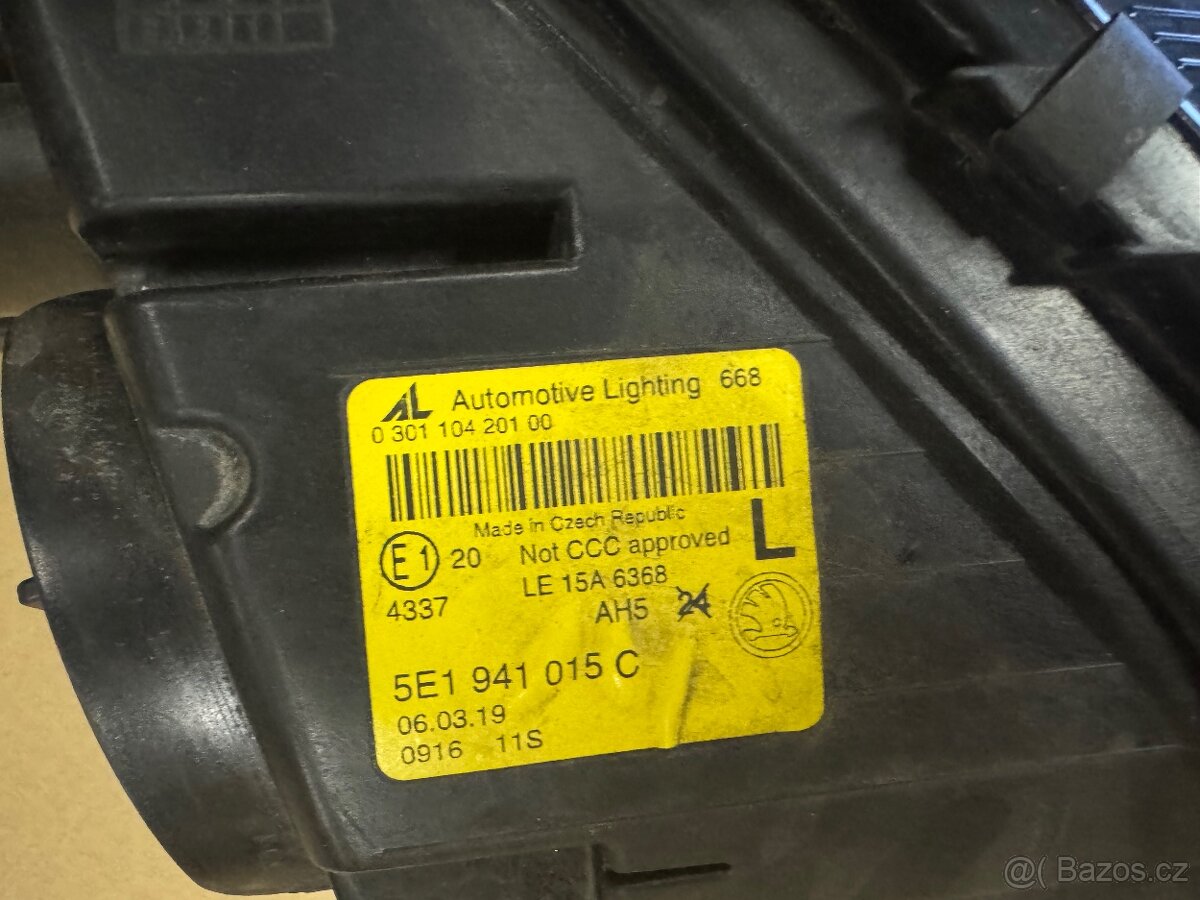 Levý světlomet Škoda Octavia 3 facelift -5e1941016c - 4