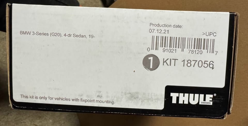 Střešní nosič Thule - BMW 3 (model G20) - 4