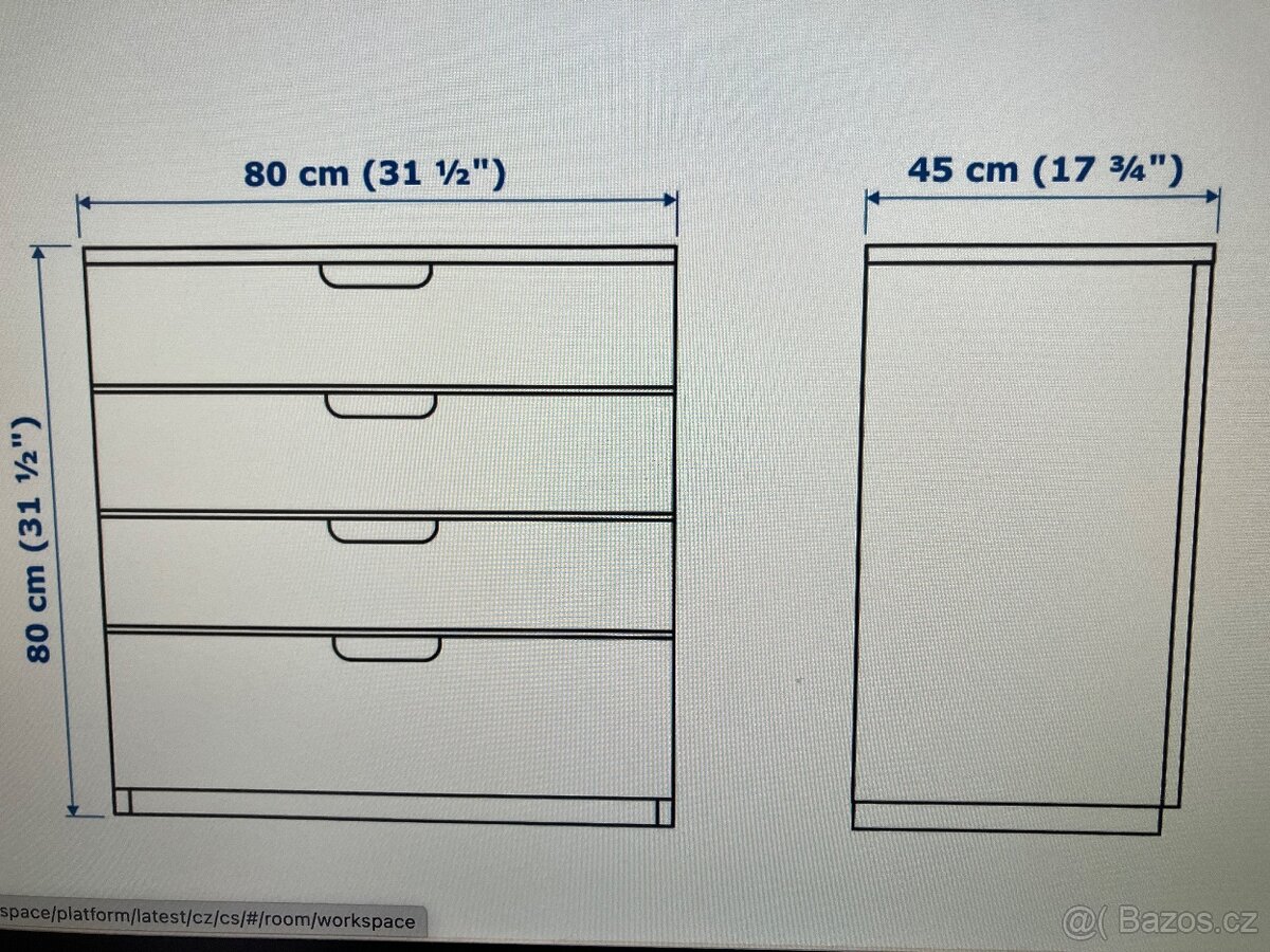 IKEA GALANT, Uzamykatelný zásuvkový díl - 4
