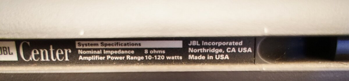 JBL centrální reproduktor - 4