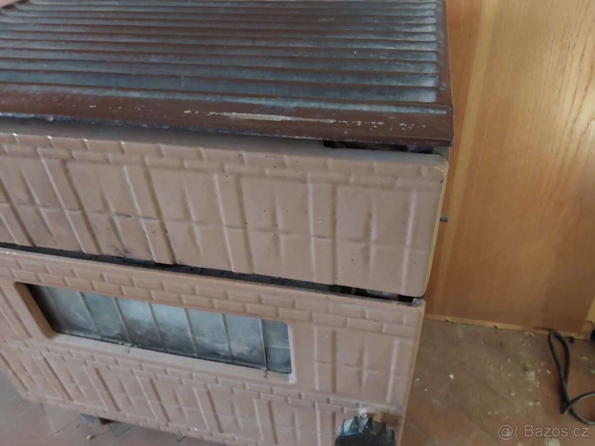 Litinová-kachlová kamna - 4