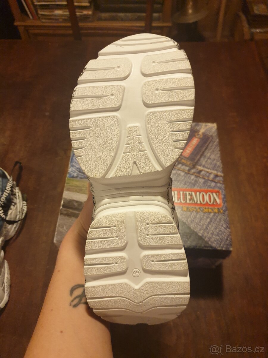 DÁMSKÉ JEANS TENISKY/BOTY 40 - 4