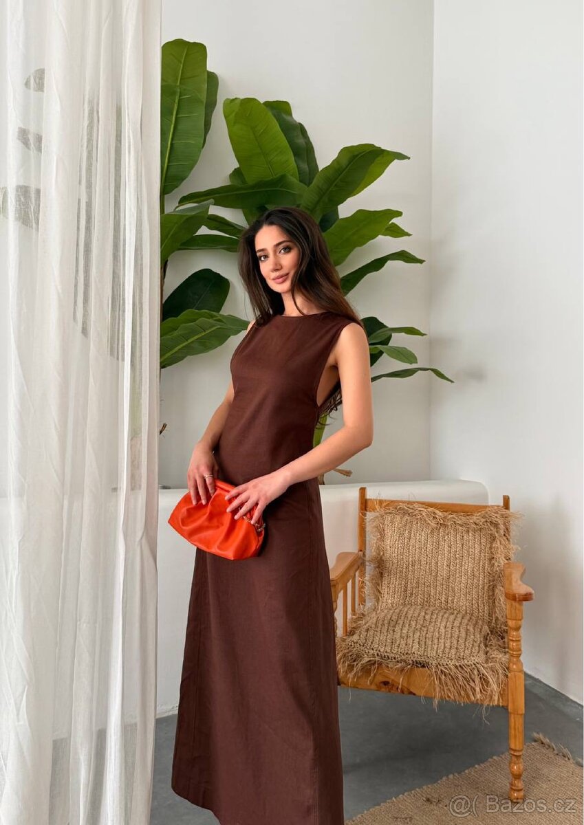 Hnědé šaty - 4