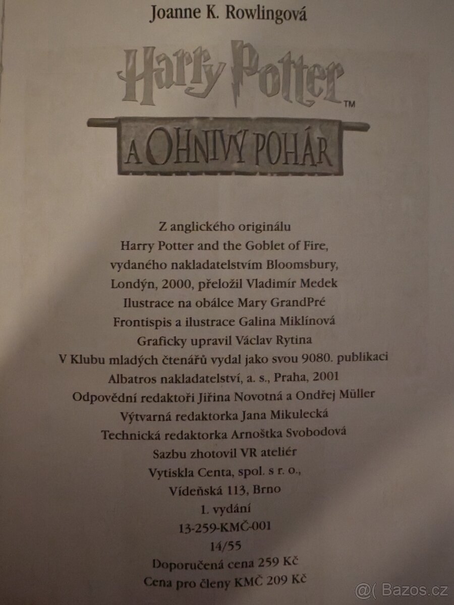 Harry Potter a OHNIVÝ POHÁR - 4