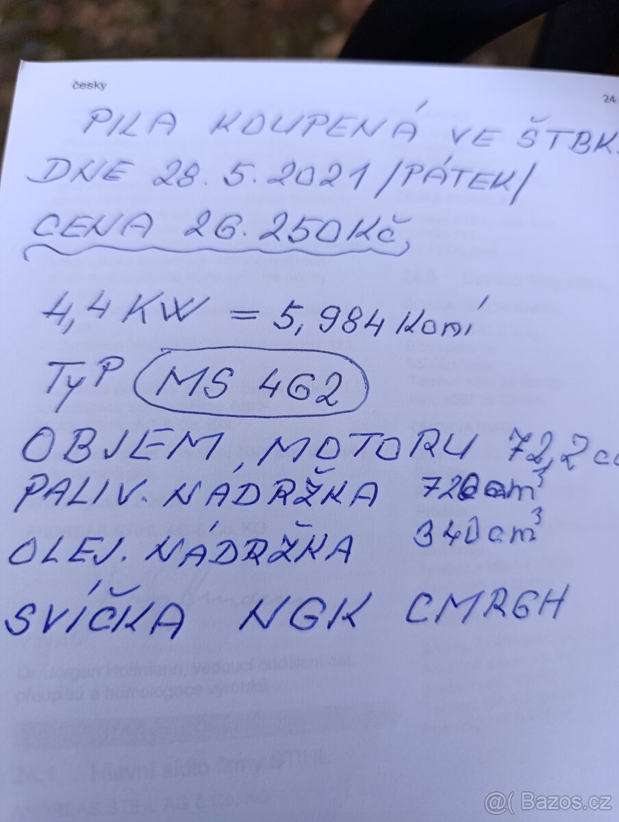 Motorová pila STIHL MS 462 - 4