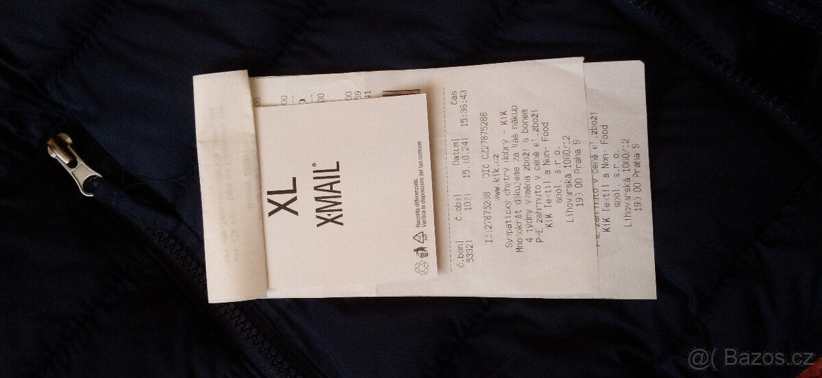 Prodám úplně novou a nikdy nenošenou zimní bundu vel XL - 4