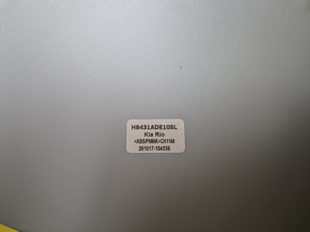 kryty vnějších zrcátek stříbrné Kia Rio (YB) H8431ADE10SL - 4