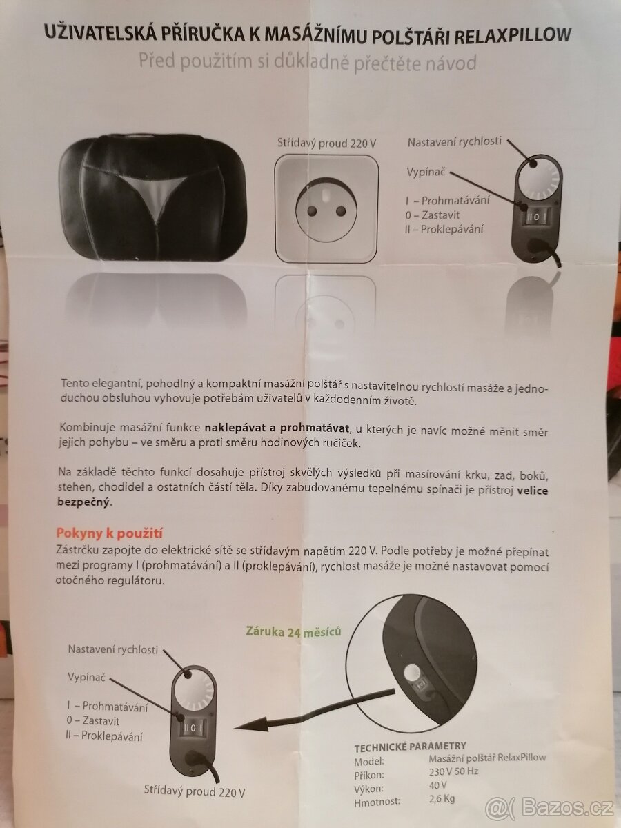 Masážní polštář - 4