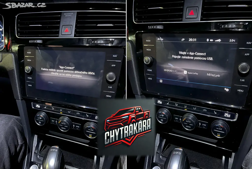 Aktivace zrcadlení mobilu na rádiu VW, Škoda, Seat - 4