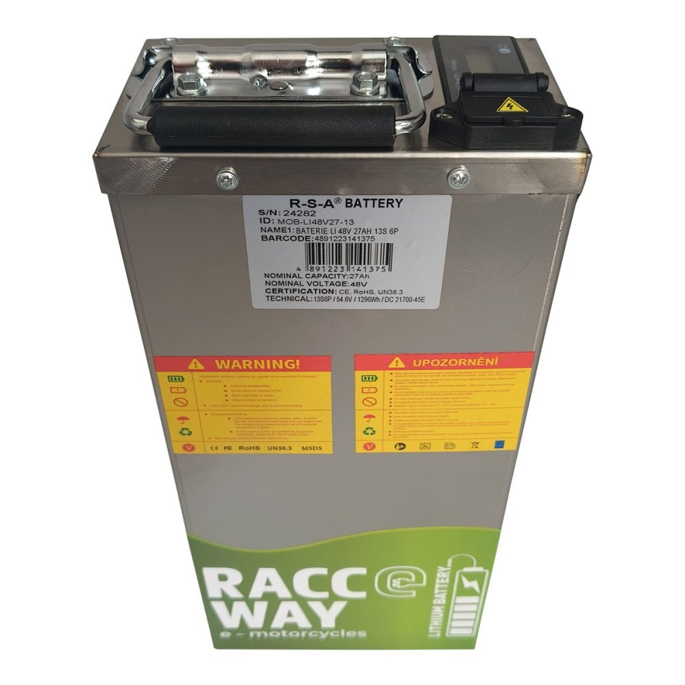 Baterie LI-48V, 15Ah, k elektroskútrům Racceway - 4